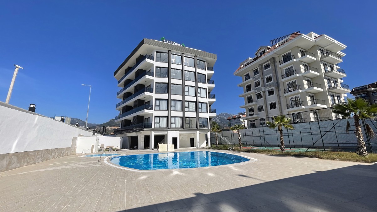 New 1+1 Apartment Close to the Sea in Kestel, Alanya